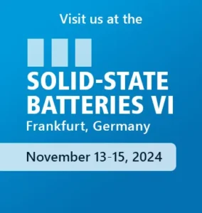 Visit EL-CELL at the Solid State Batteries VI in Frankfurt, Germany!