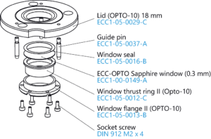 Opto-10 lid spare parts