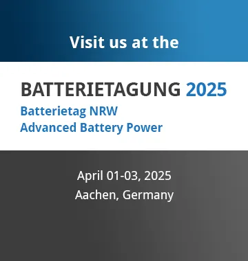 Visit us at the Batterietagung 2025!